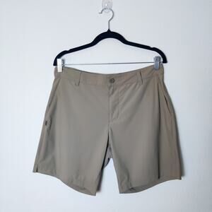 Rhone 7" Lifestyle Commuter Flex Knit Tech Shorts Khaki Tan 31